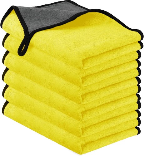 Microfibre cleaning cloths - microfibre, 6